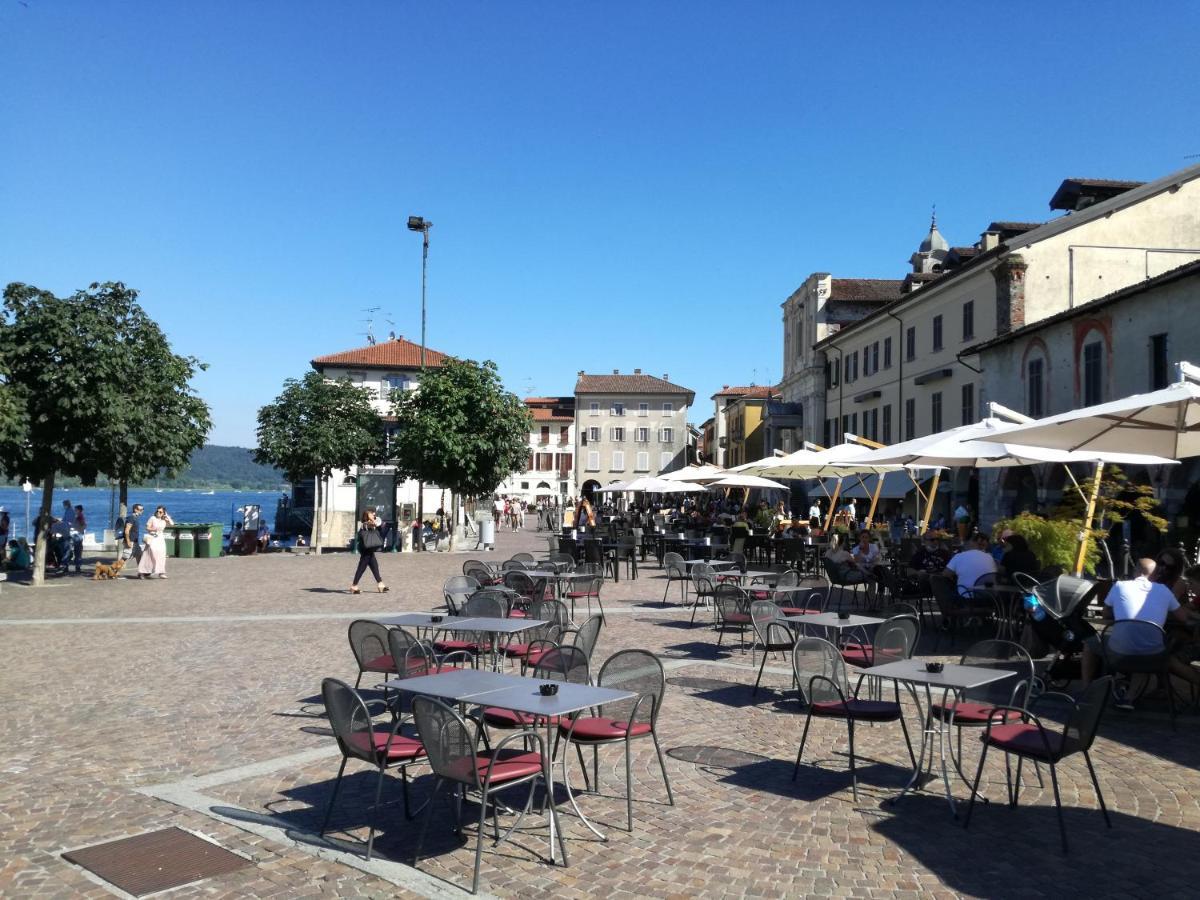 Suite 51 Appartamento Con Terrazzo A 50 Mt Dal Lago - Private Parking (Adults Only) Arona Eksteriør bilde